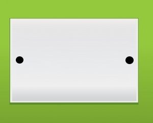 Blanking Plate 2 gang