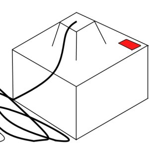 Ceiling Switch double pole 1W, 45A