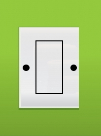 S/Plate,1 gang 1 way,10 A, plastic